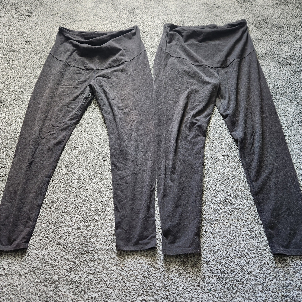 Sonoma - Maternity Pants For Women - Set Of 2 - Gray Pants - Size Large